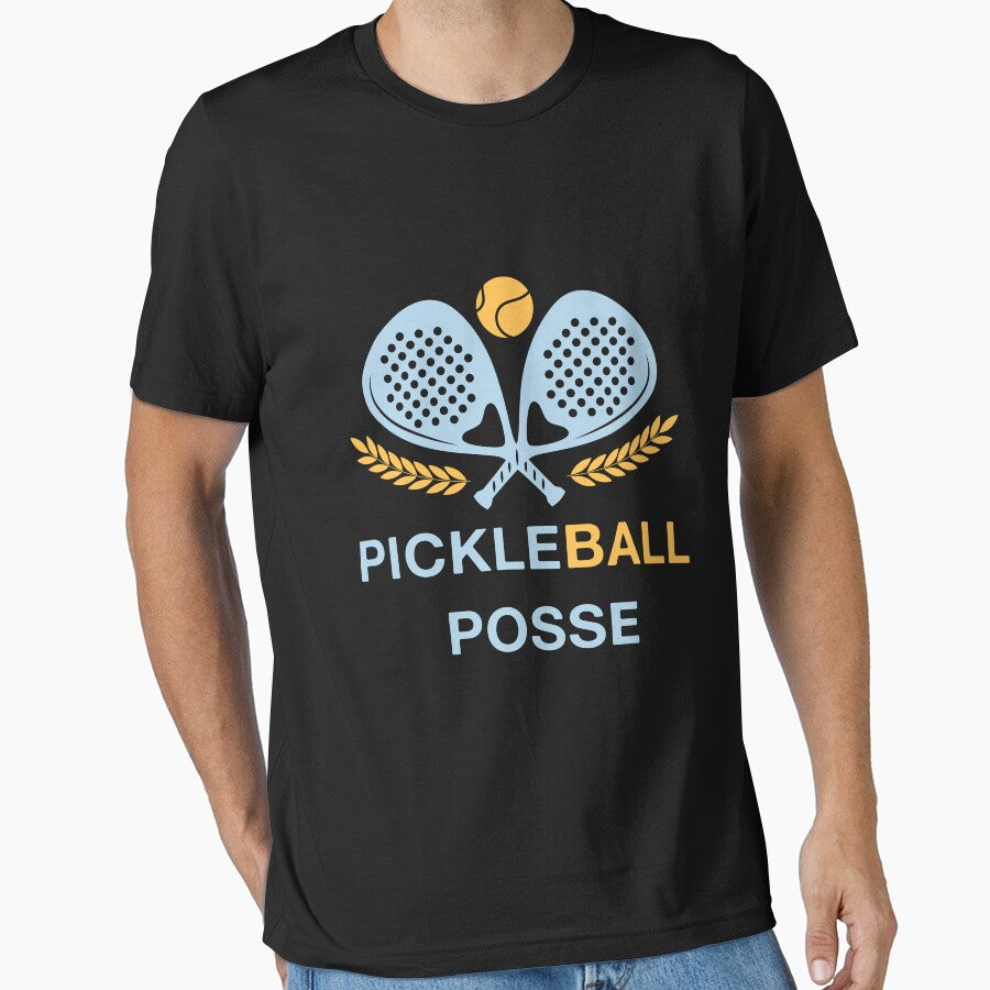 PICKLEBALL POSSE,FUNNY PICKLEBALL QUOTE FOR PICKLEBALL LOVER by Prince-desart