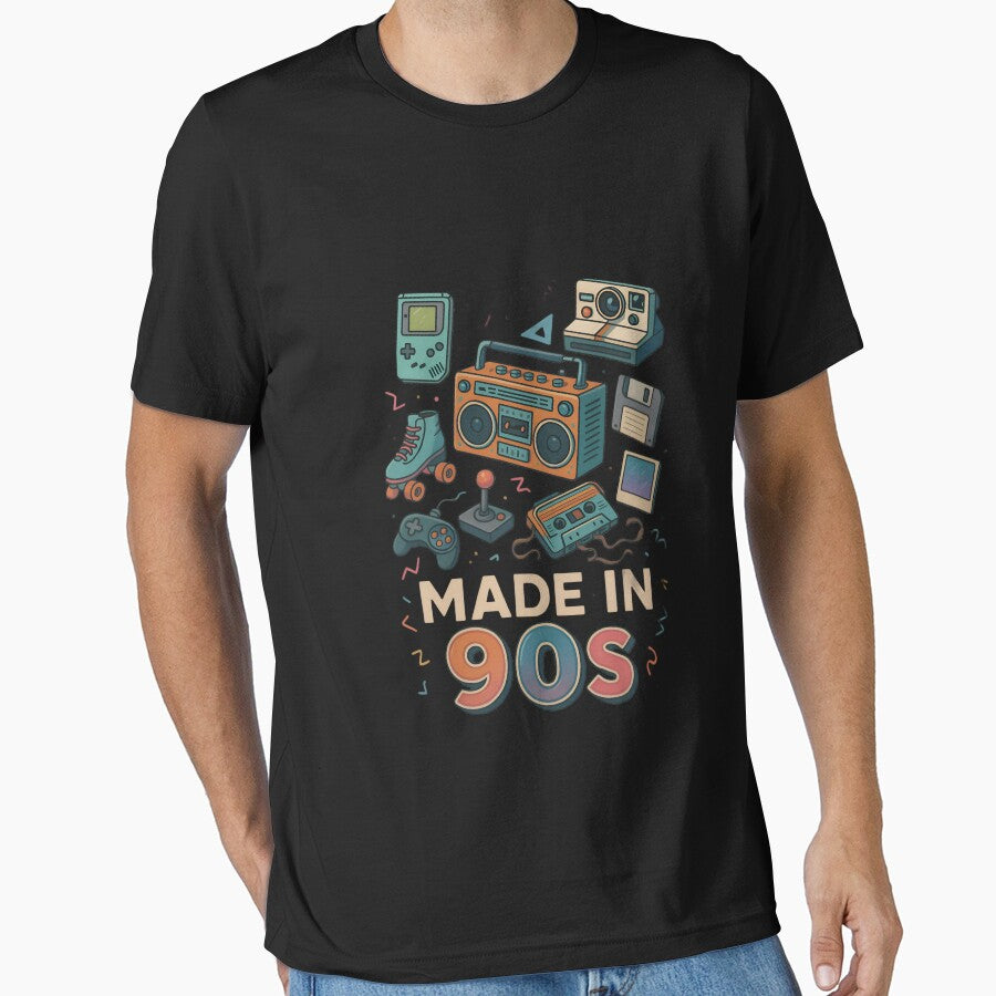 Made in 90s – Retro Vintage Nostalgia Design by Imaginationbeyond