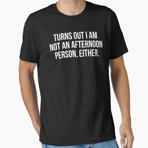Afternoon Person Funny Lazy Joke T-shirt by zcecmza