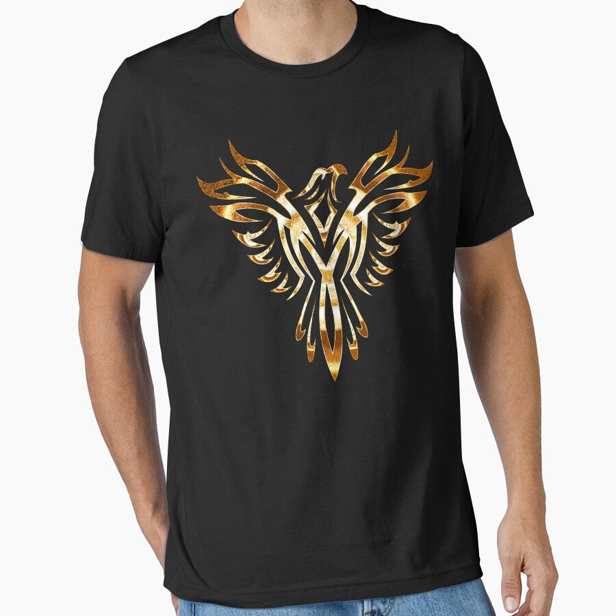 Gold Rising Phoenix by Rich Summers Art