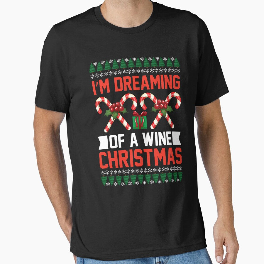 Funny Wine Drinking Glasses Christmas Tree | Wine Alcohol Lover by Apoorv Choudhary
