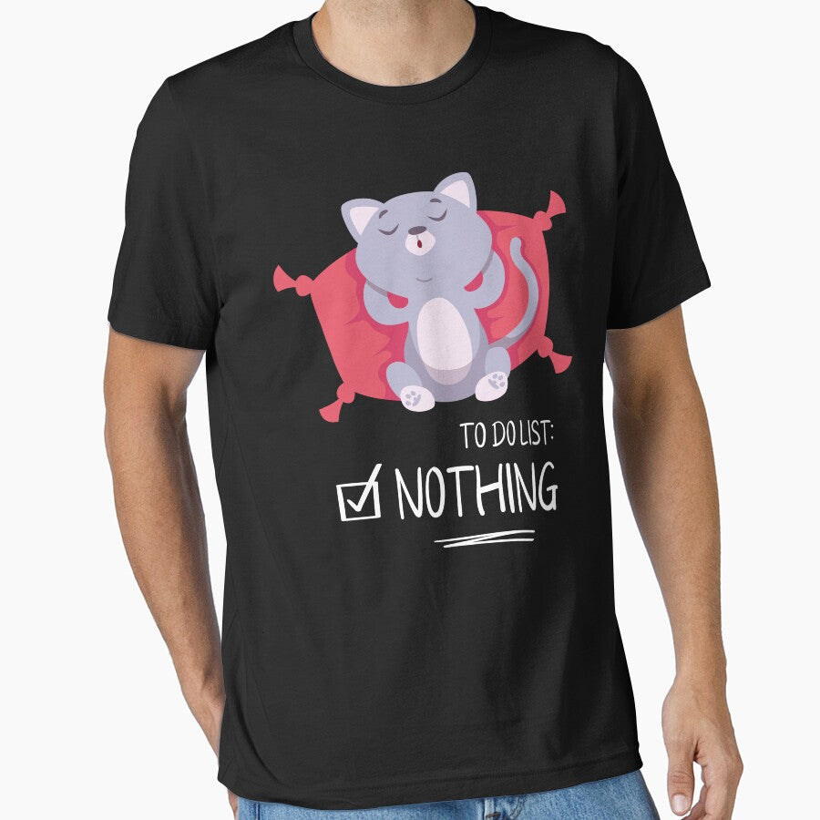 To Do List Nothing Cat Sleep by MooonTees