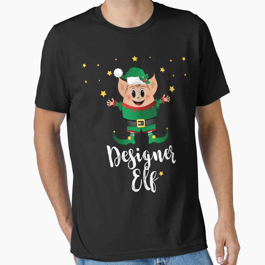 Designer Elf Squad Men Christmas Matching Family Xmas Group by ZNOVANNA