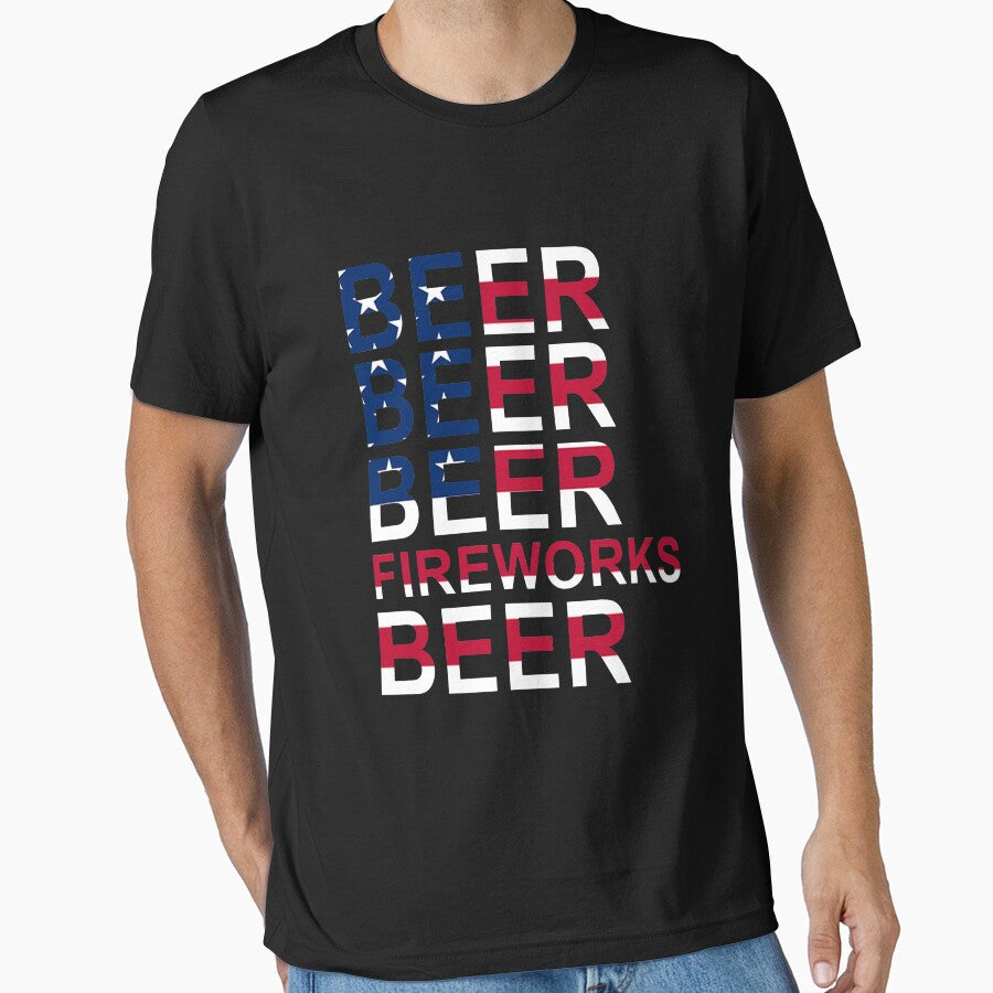 BEER BEER BEER FIREWORKS BEER 4TH OF JULY by GilmoPollard88