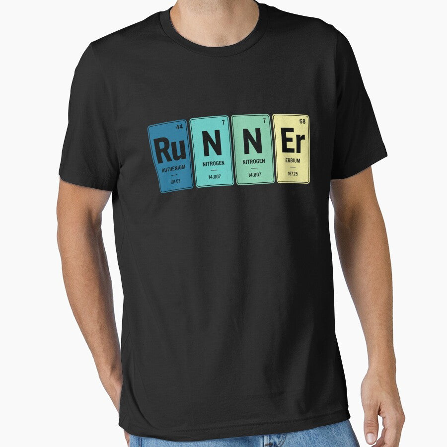 Runner Periodic Table Science Marathon Runner by KarimSoCute