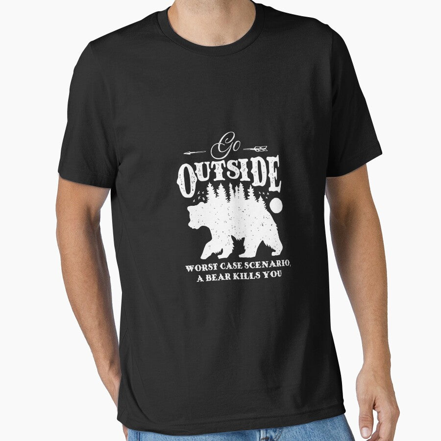 Go Outside - Worst Case Scenario, A Bear Kills You by Ninja Design Inc