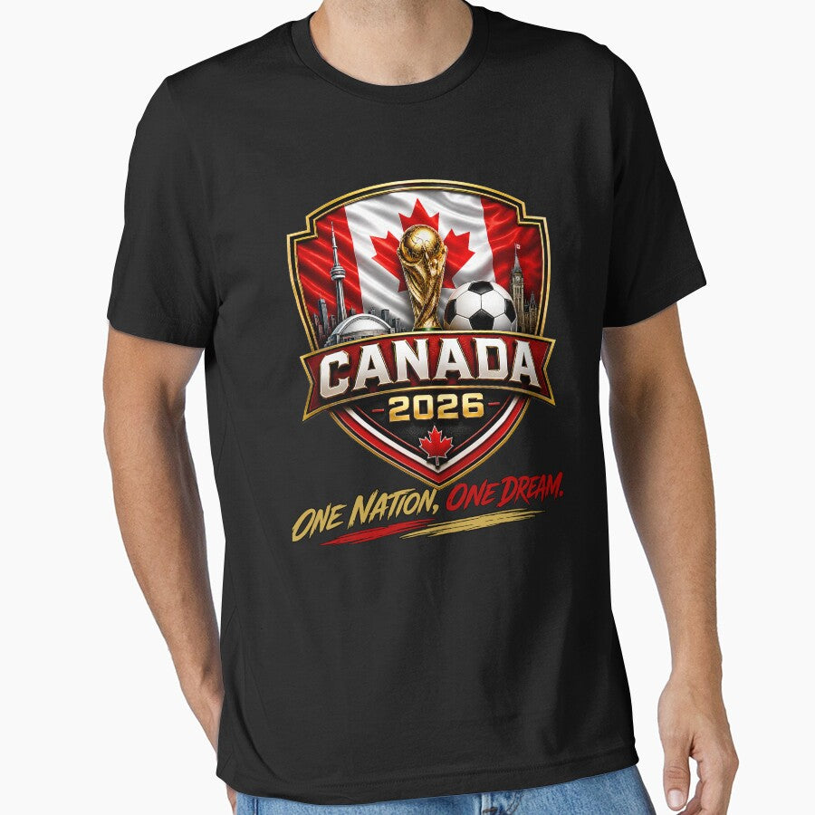 Canada football 2026 Football Fan Shirt | Canadian Soccer Supporter Tee by Huddy-clothes