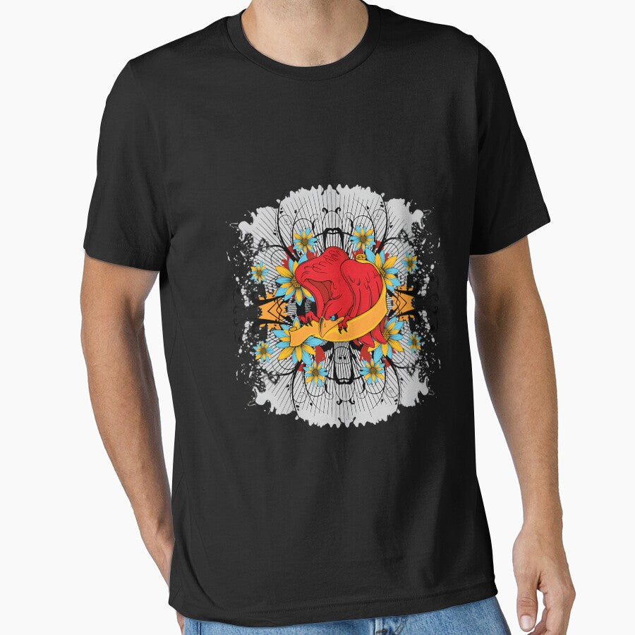 Blue Flowers and Red Eagle by Keishawards
