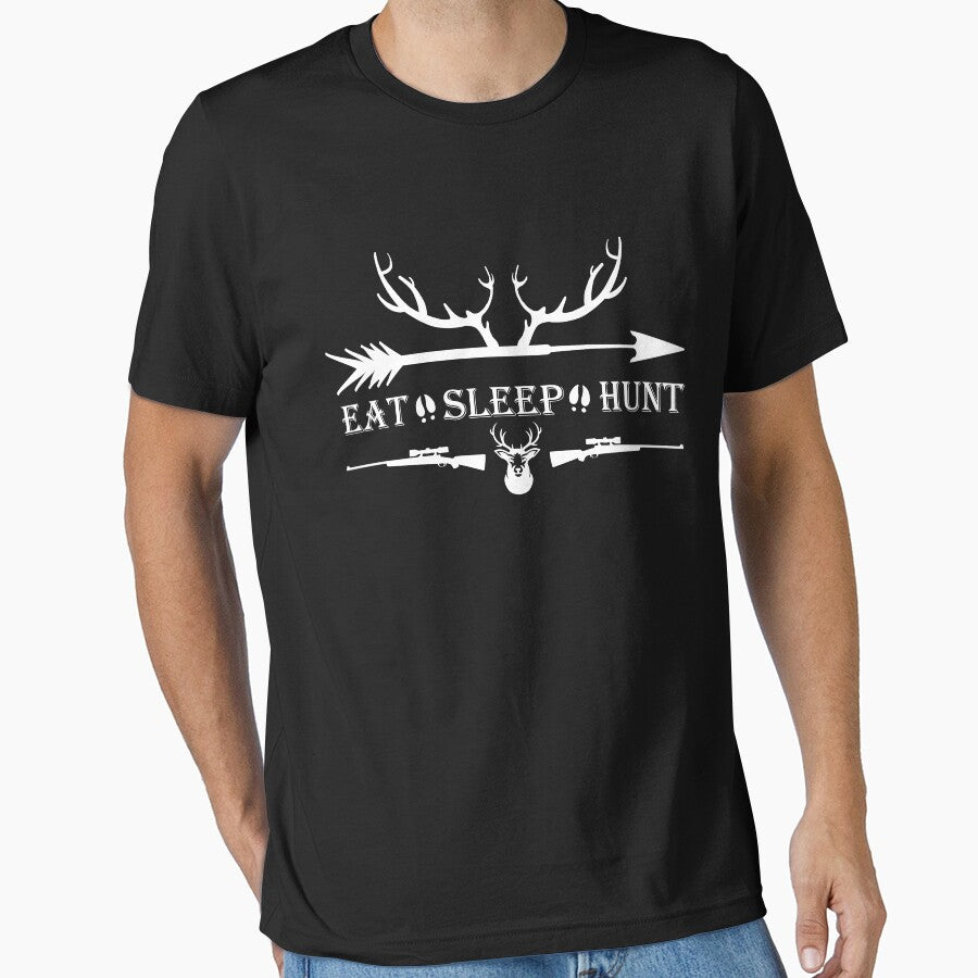 Eat Sleep Hunt Repeat Funny Hunting Deer For Men by ACHRAF877