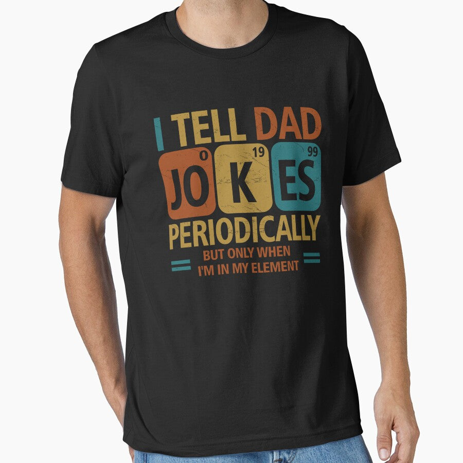 I Tell dad Jokes Periodically Element Vintage Father's Day by FernaRoje
