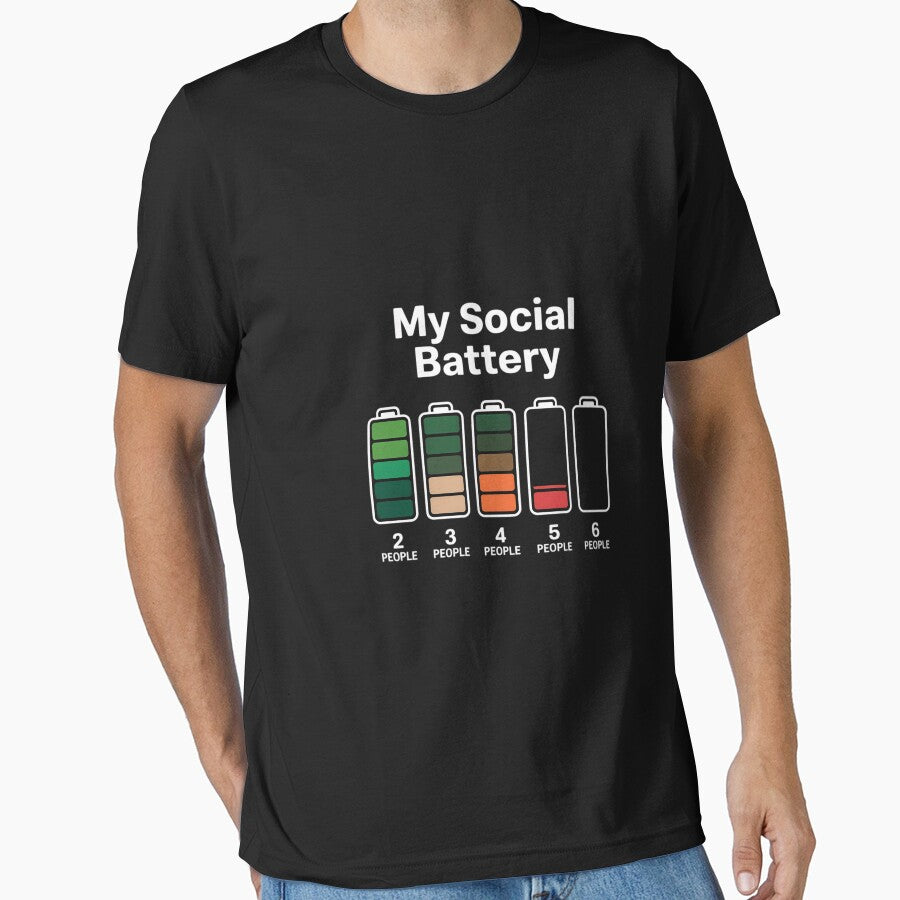 My Social Battery Low Energy Anti Social Introvert by CareTopping