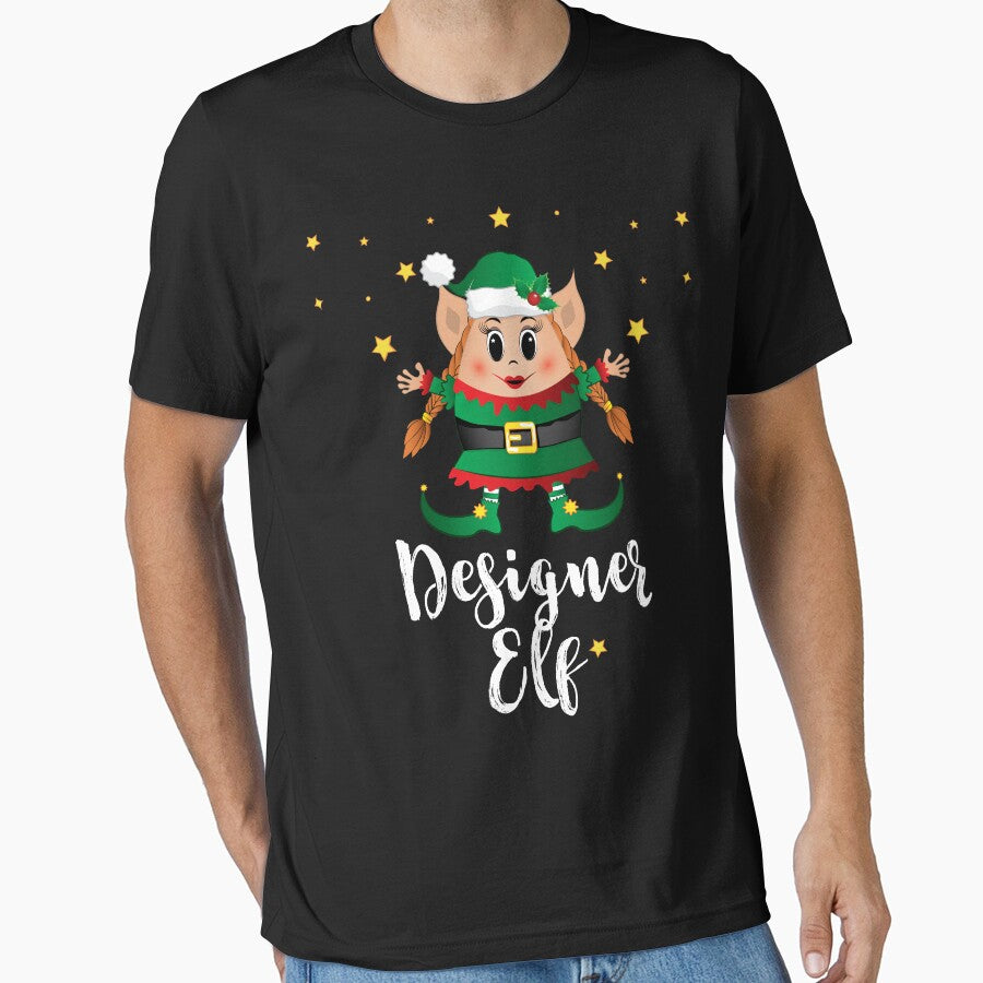 Designer Elf Squad Women Christmas Matching Family Group by ZNOVANNA
