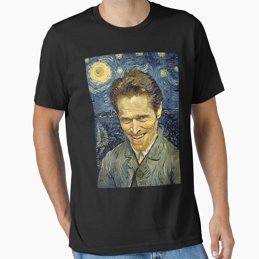 Willem Dafoe Van Gogh Style Portrait by Mystikos Art