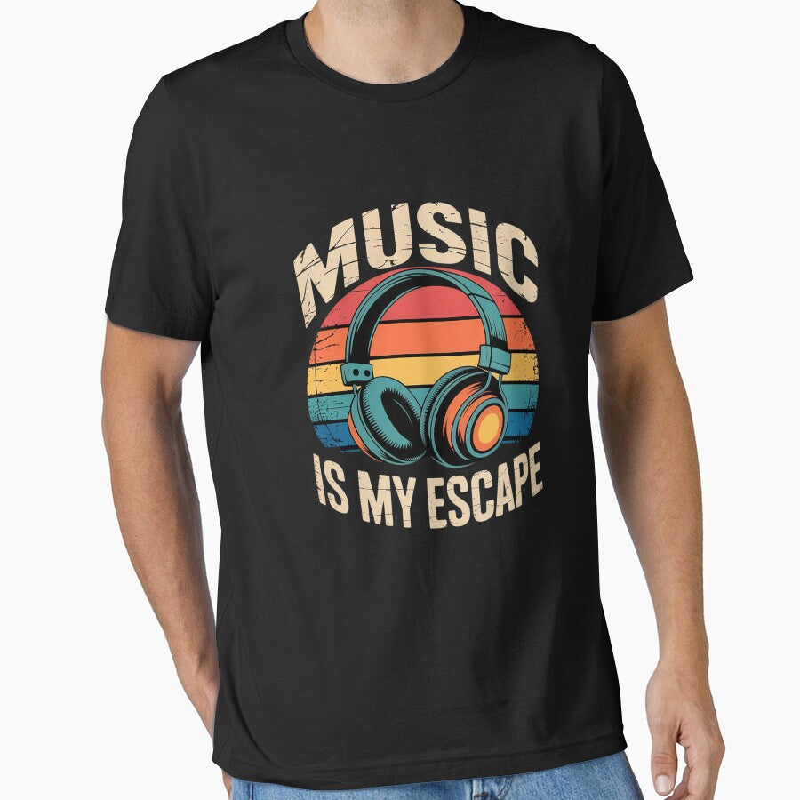 Music Is My Escape Music Lover by MAKOPOKOShop