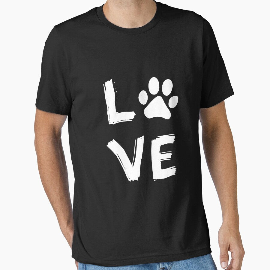 I Love Dog Paw Dog Print Dog Lover Dog Owner Dog Novelty by ryannokune