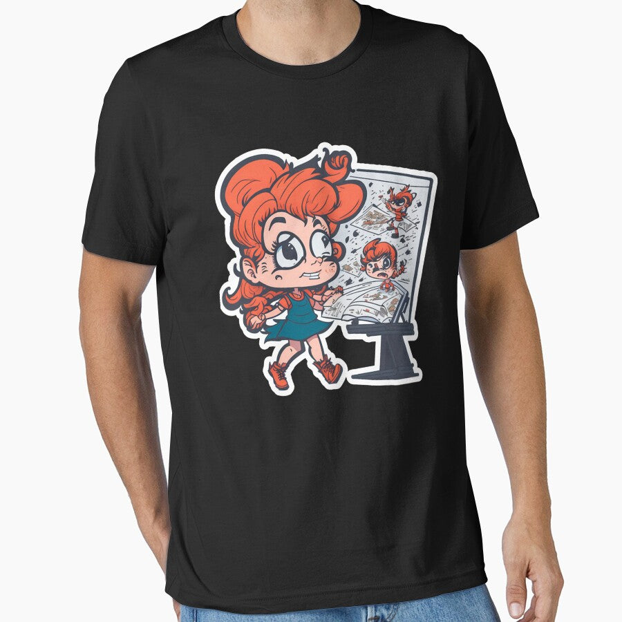 Crazy Cartoonist Girl, Abnormal Cartoon by JASONDONLDSON