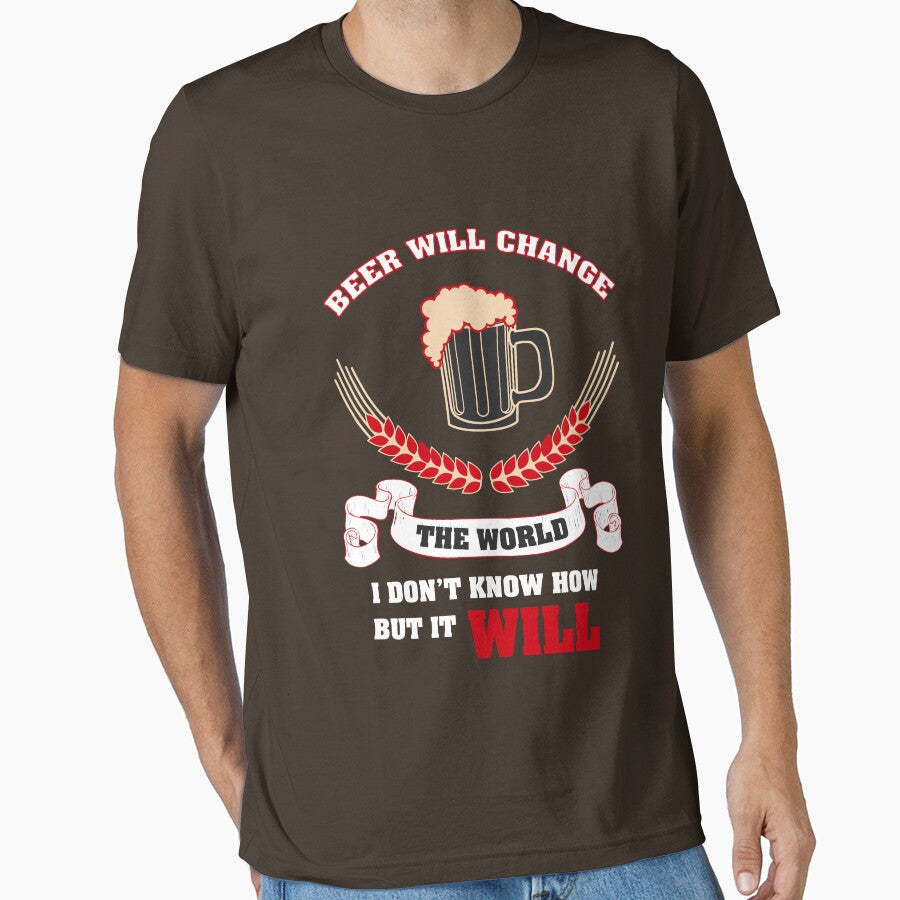 Beer will change the world - Funny beer saying. by tillhunter
