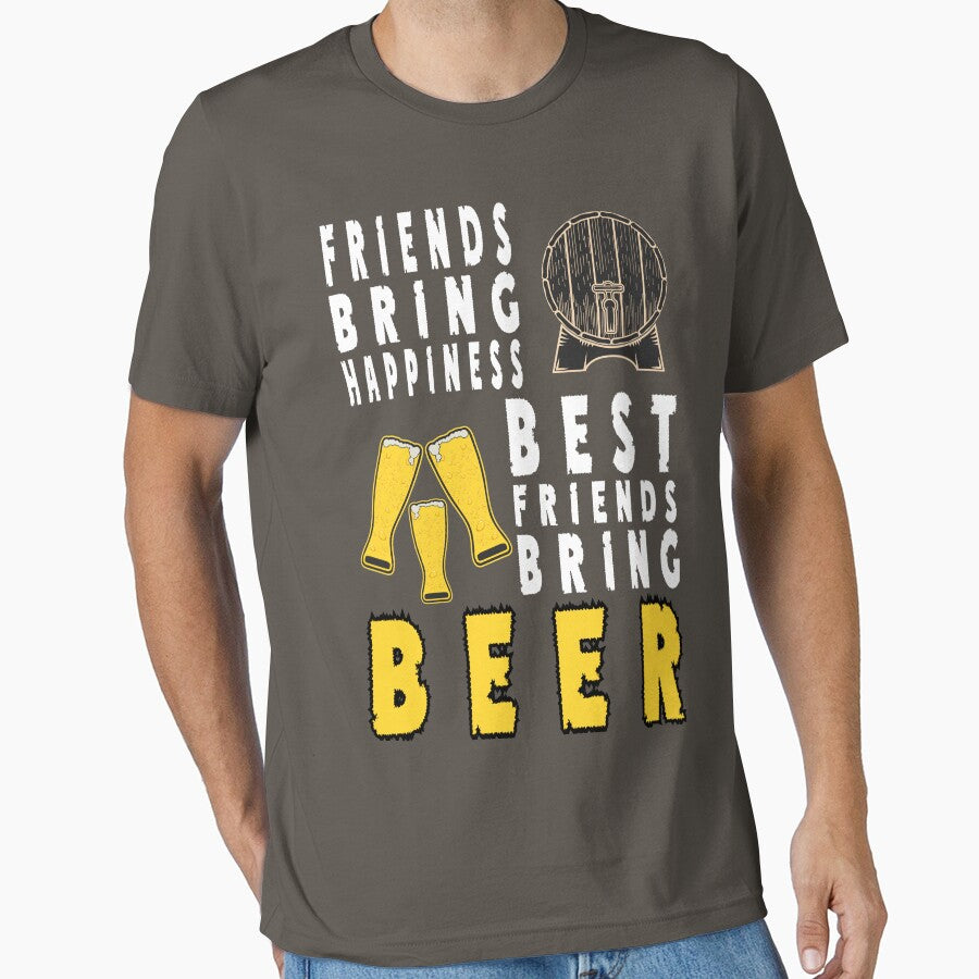 Best friends bring beer - Funny beer saying. by tillhunter