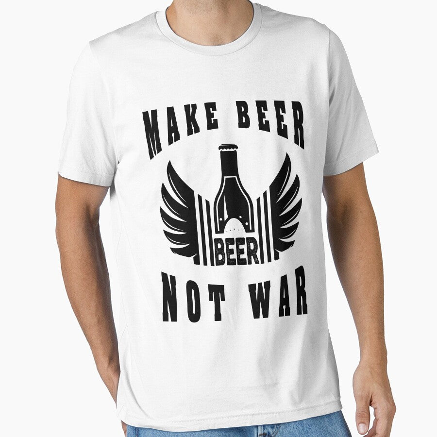 Make beer not war - Funny beer saying. by tillhunter