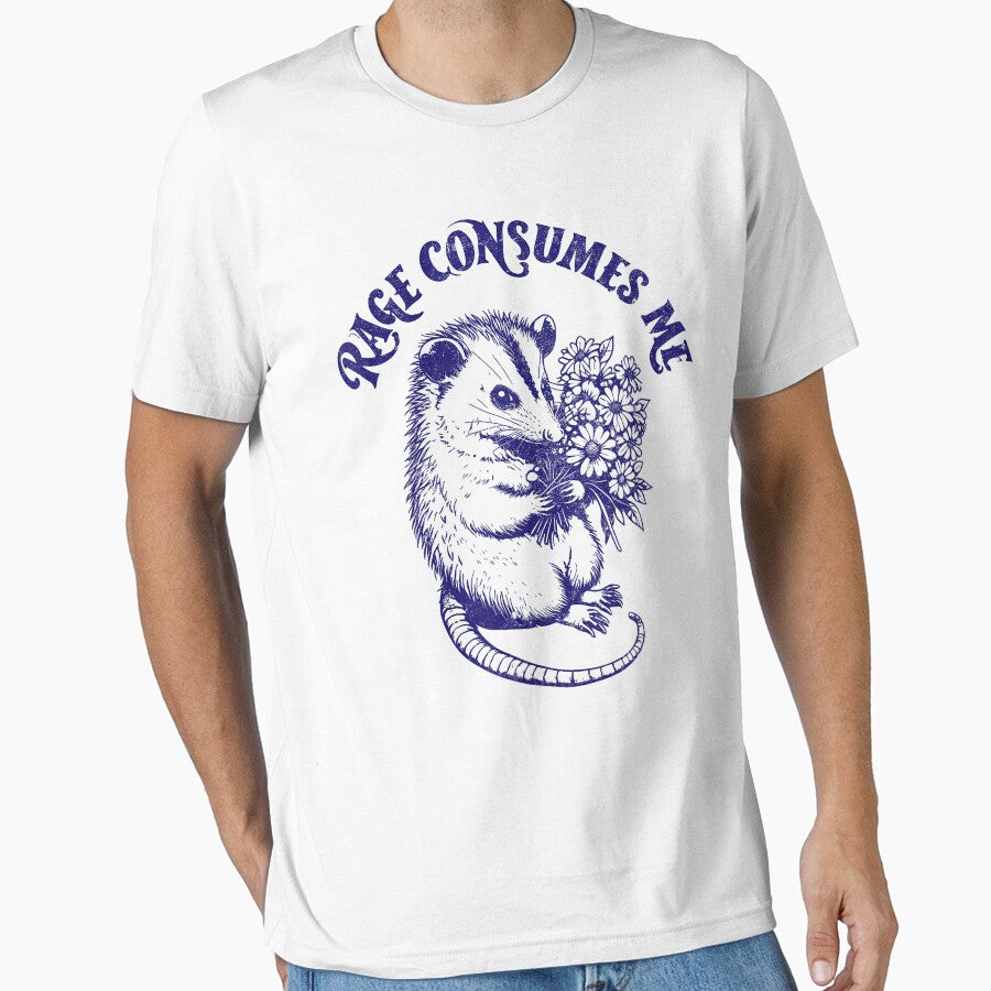 Rage Consumes Me Funny Possum by DreamyNature