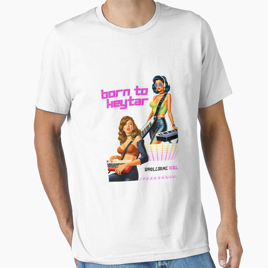 Born To Keytar 80S Art by Albertrichar6