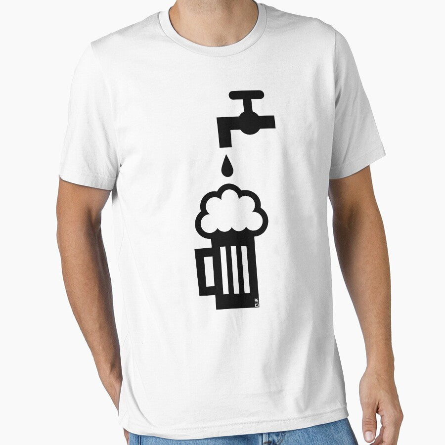 Beer Mug With Tap (Keg Beer / Draft Beer / Draught Beer / Black) by MrFaulbaum