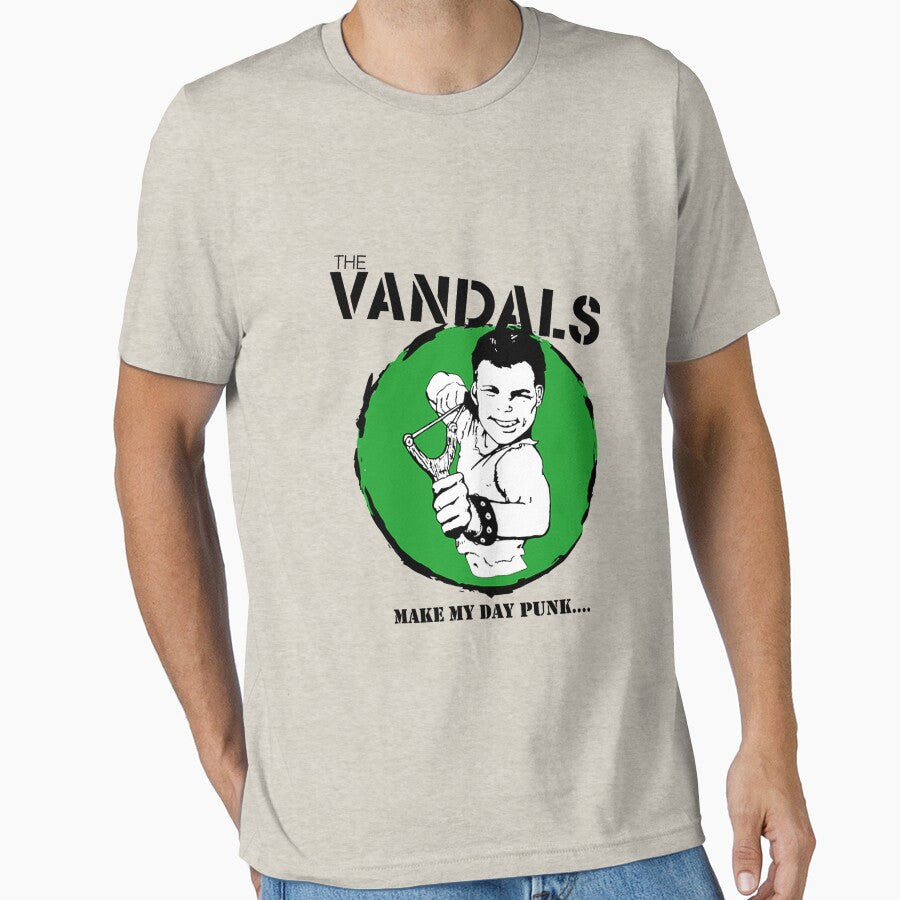 The Vandals - Make My Day Punk Rock FanArt Design T-Shirt by evanChik001