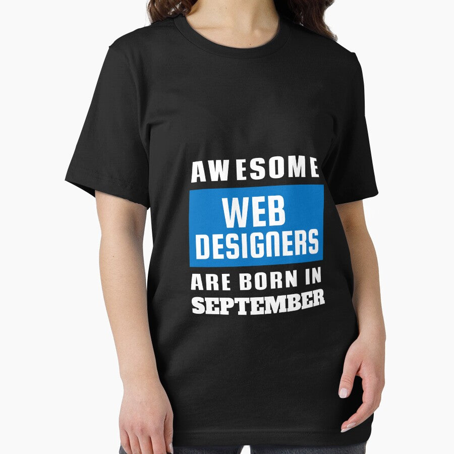 Awesome Web Designers Are Born In September - Birthday by Superhero Gear