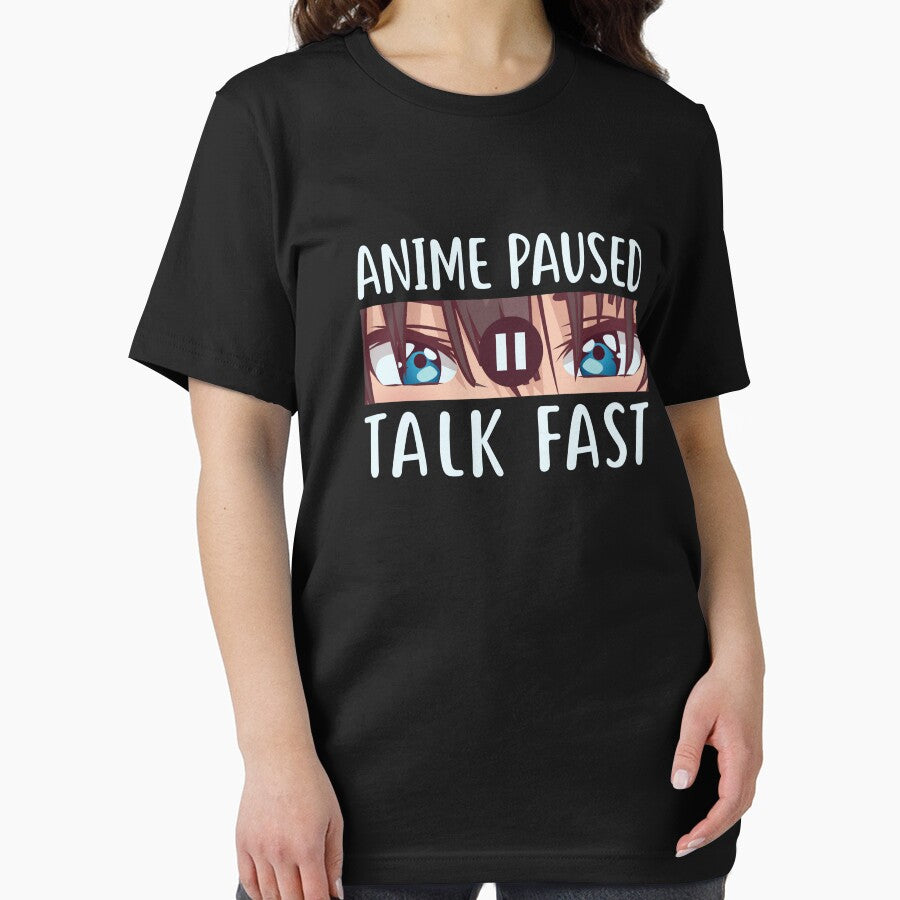 Anime Paused Talk Fast-Funny Anime gift idea by BRtisticDesigns
