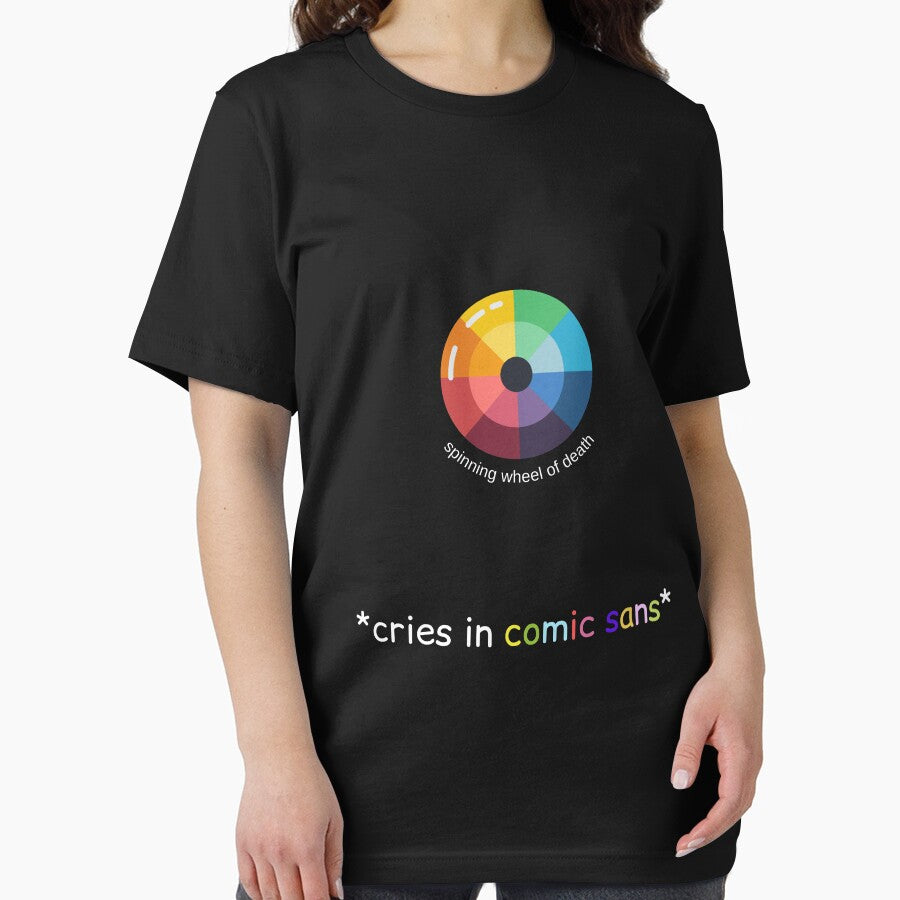spinning wheel of death cries in comic sans by Gotafeeling
