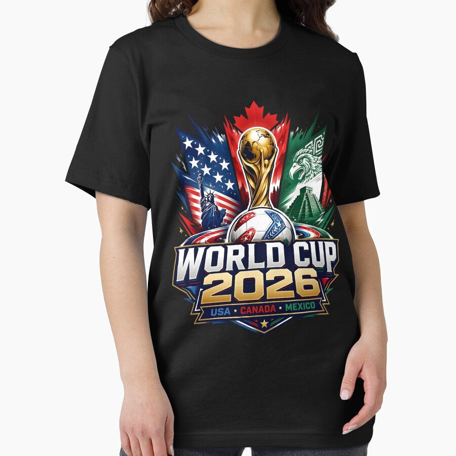 World 2026 Cup USA Canada Mexico Soccer Championship Design by phoebelevine