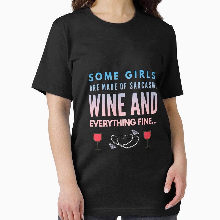 Funny I run on sarcasm & wine by LGamble12345