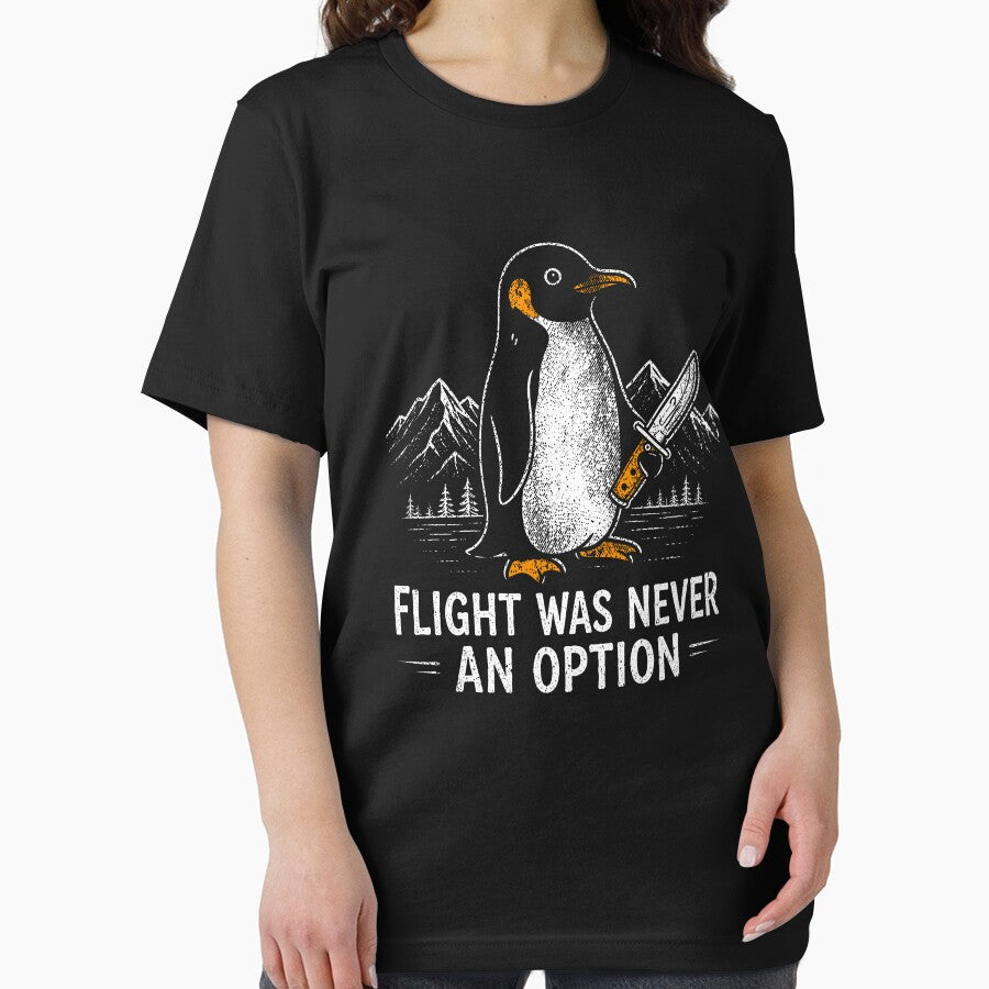 Funny Penguin Flight Was Never An Option Dark Humor by wansilastomi