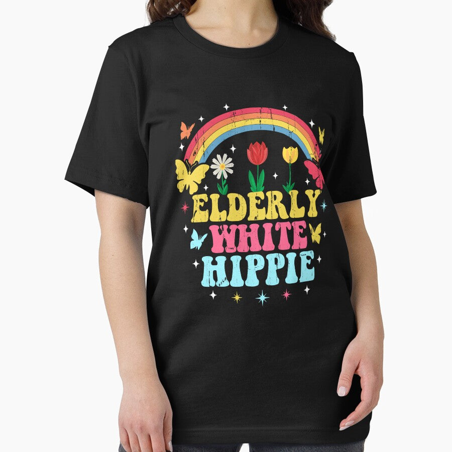 Elderly White Hippie by Artsyclick