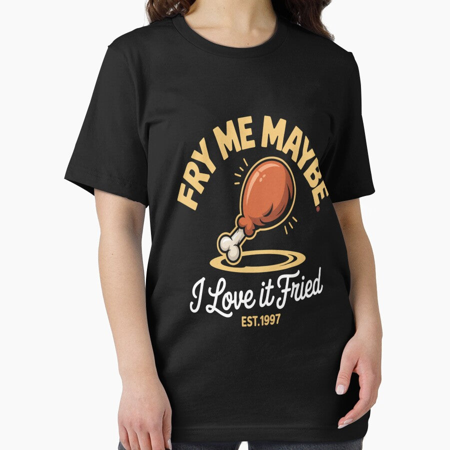 Fry Maybe I Love It Fried Chicken Leg Meat Food by TheRetroStyle