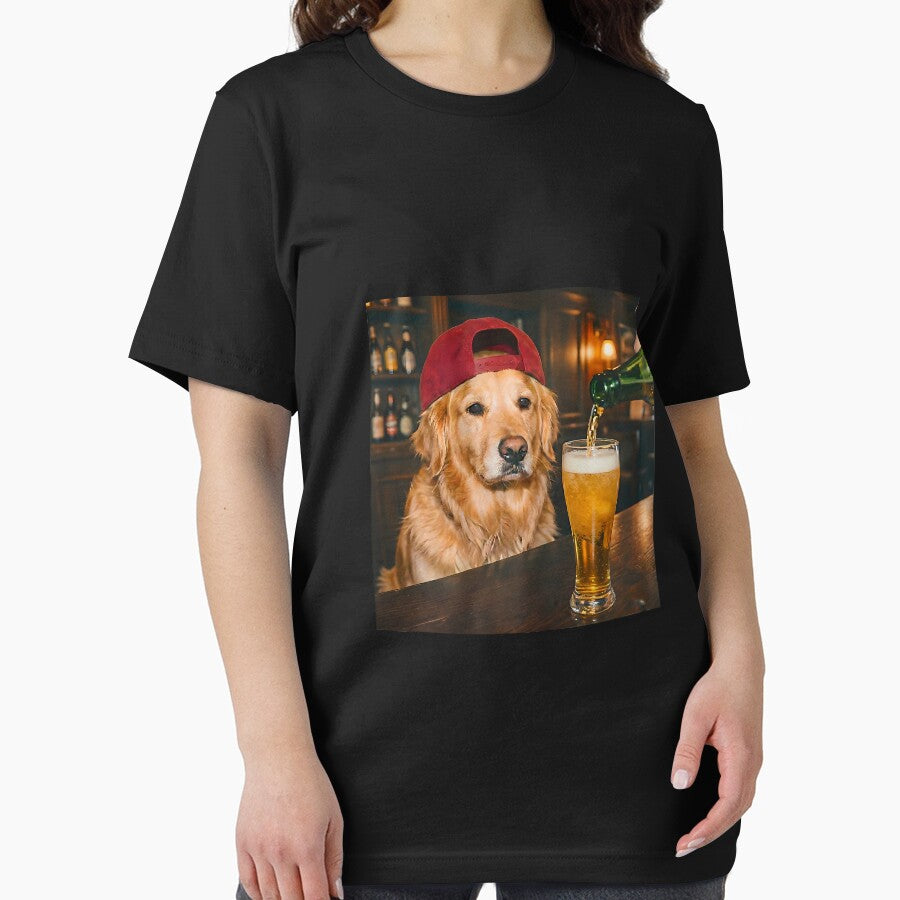 Funny Golden Retriever Drinking Beer Meme by FrankIsabel