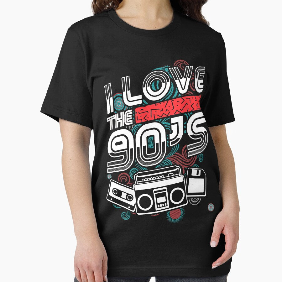 I Love The 90s Retro Nineties Pop Culture Throwback by zenspired