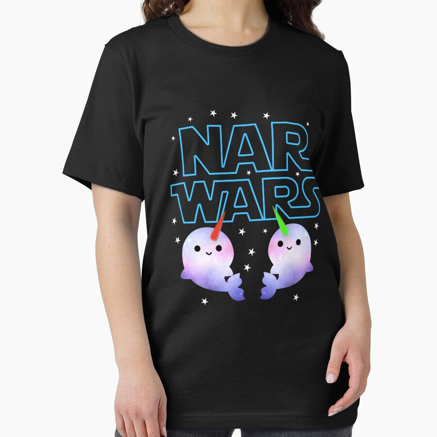 Nar Wars T-Shirt - Narwhal Shirts by dgavisuals