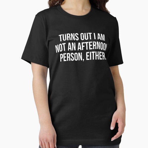 Afternoon Person Funny Lazy Joke T-shirt by zcecmza
