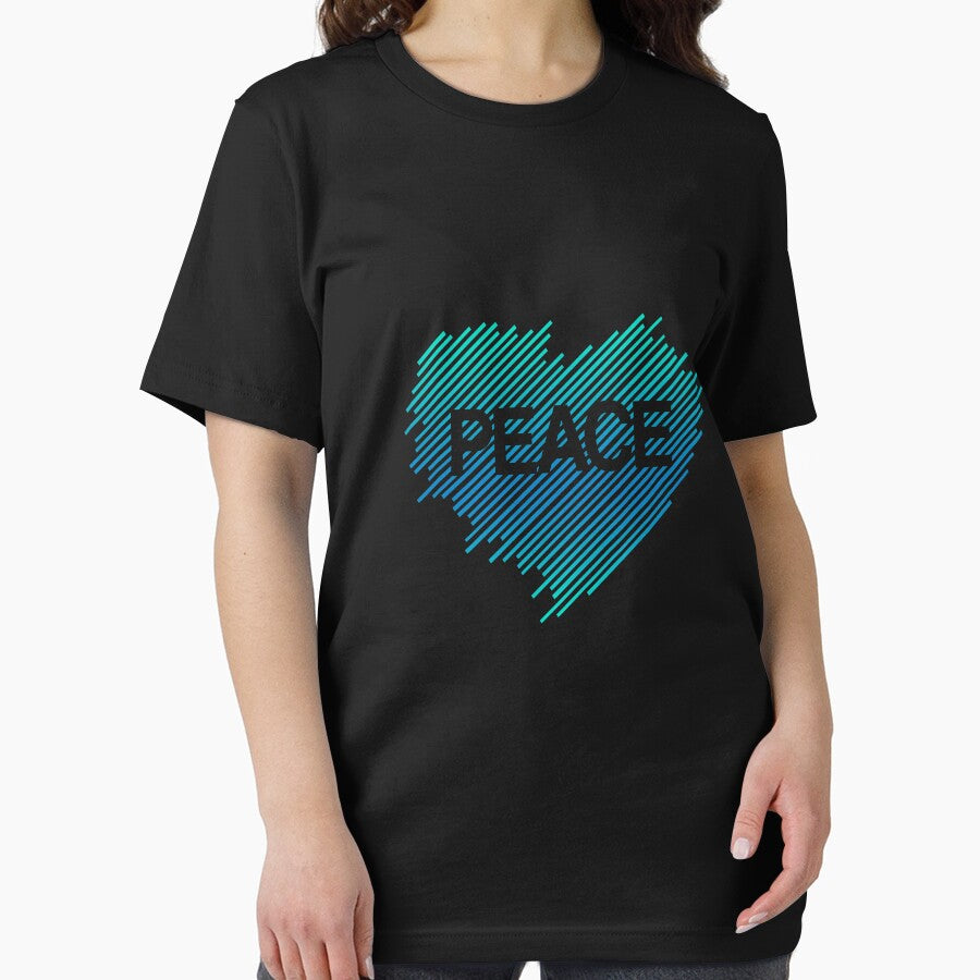 Unity Love Peace Heart Hippie Gift by MintedFresh