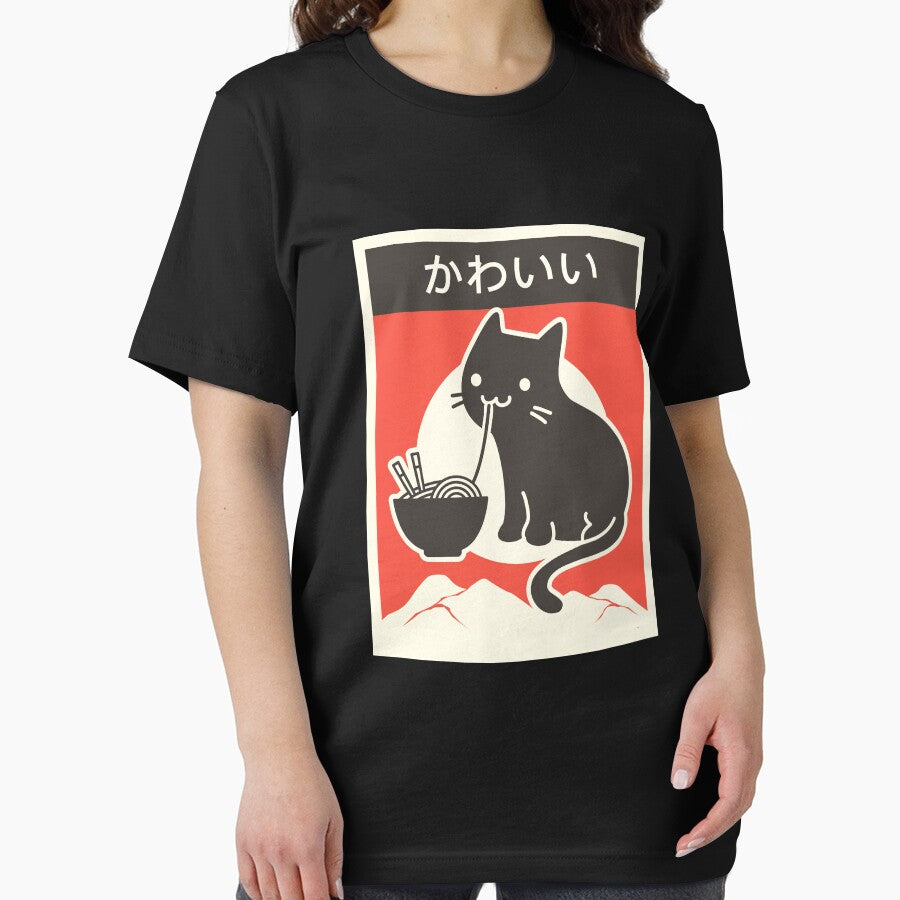 "Kawaii" Vintage Style Japenese Ramen Cat by Jam Jar