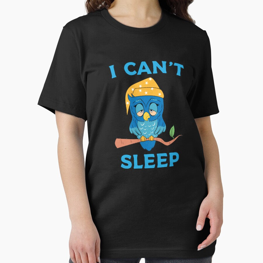 I Can't Sleep Owl by teesaurus