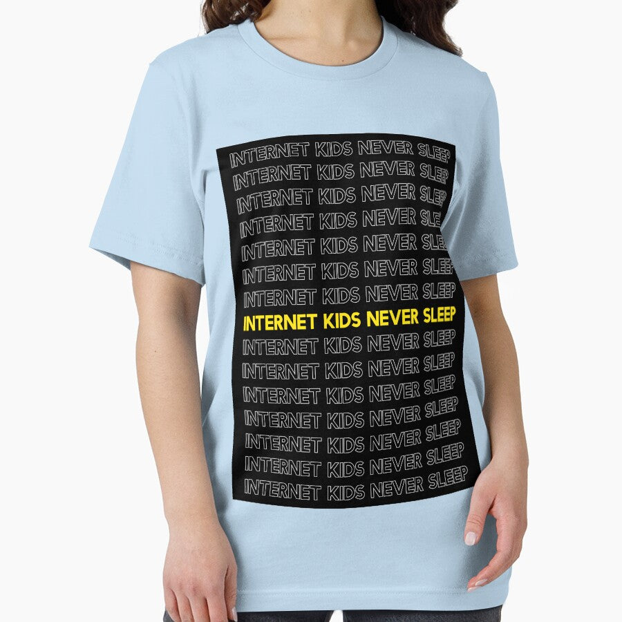 internet kids never sleep yellow by WilliamsGFX