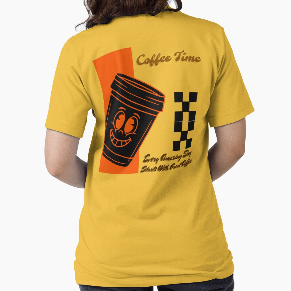 Happy Coffee Cup Morning Vibes by Naershop