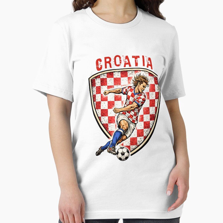 Croatia - 2026 Futbol Retro Style by Tee Nook
