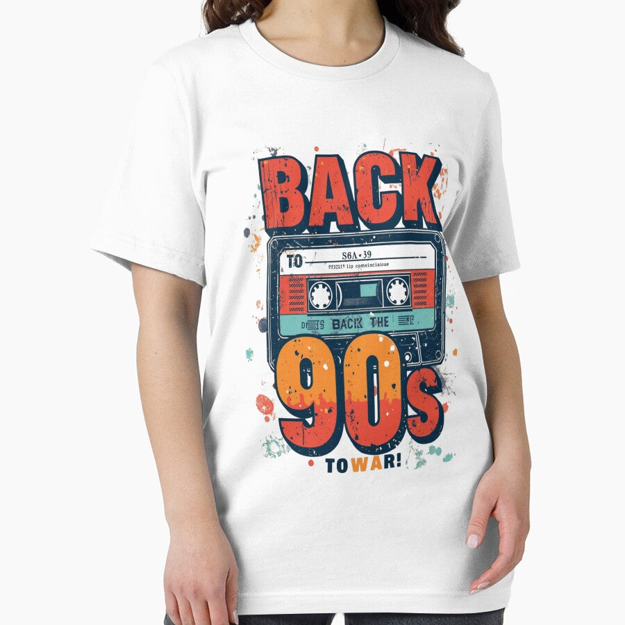 Back to the 90s | Retro Cassette Tape Vintage Design by ZYNORAworld