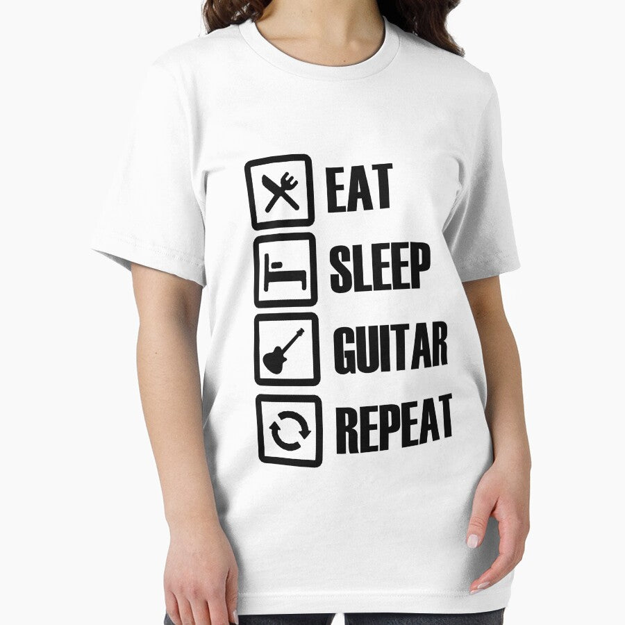 eat sleep guitar repeat guitarist gifts by SwifTech