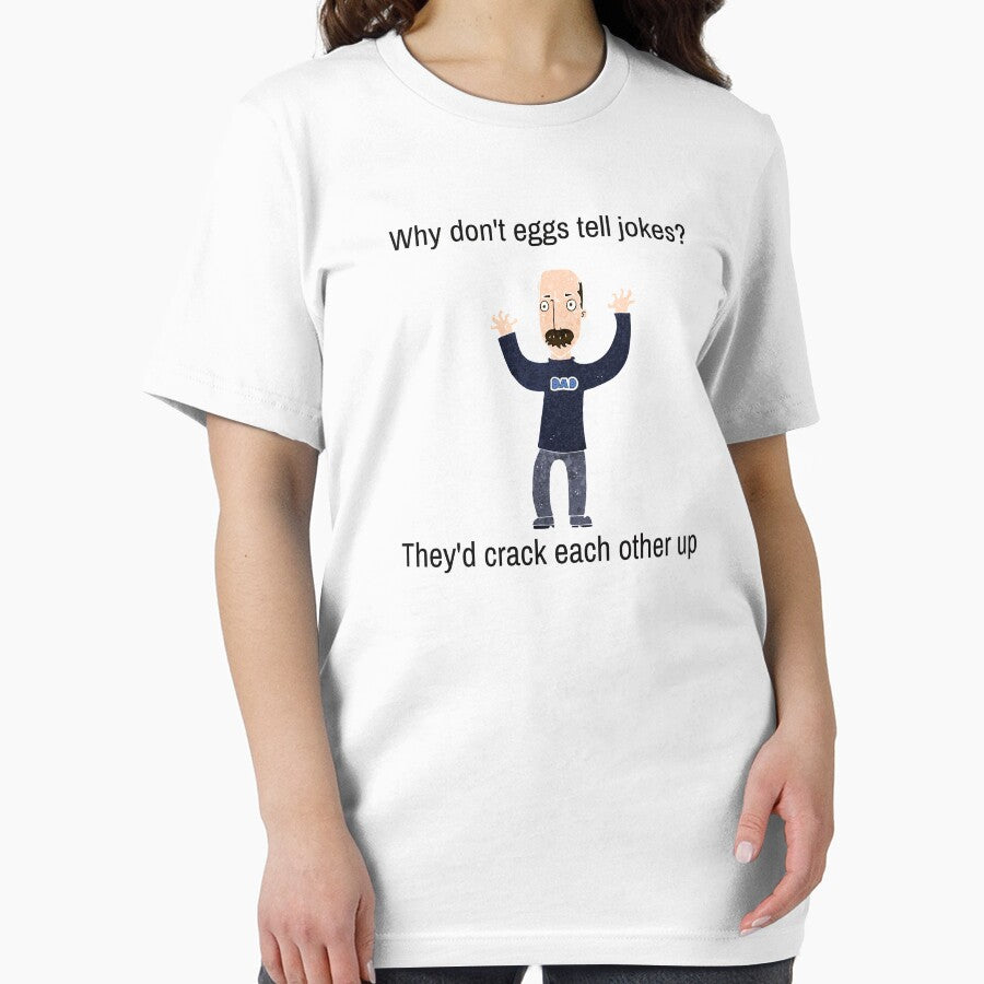 Funny Dad Joke, Why don't eggs tell jokes? by WhatTheWorld
