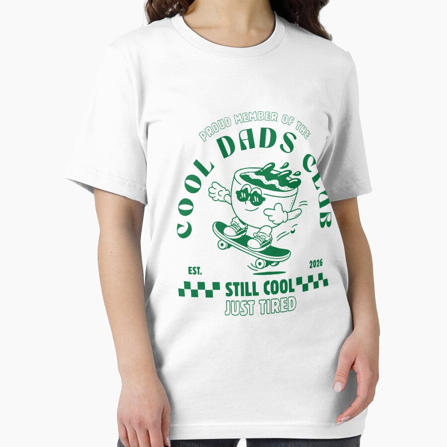 Cool Dads Club Shirt, Retro Skater Style Fatherhood Top Est. 2026 by MutzelArts