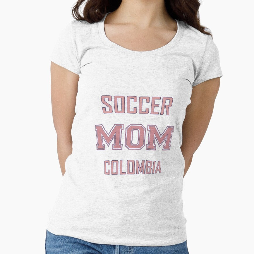 Proud COLOMBIA Mom Soccer World Cup USA T-Shirt 2026 | Gift for Mom | Soccer Life Shirt by Mama ink co.